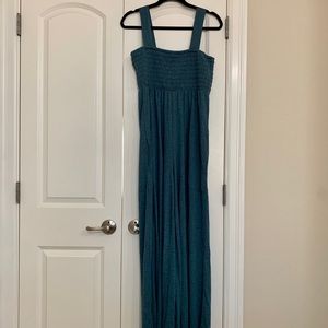 Smocked, wide leg jumpsuit NWT